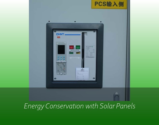 Energy Conservation with Solar Panels